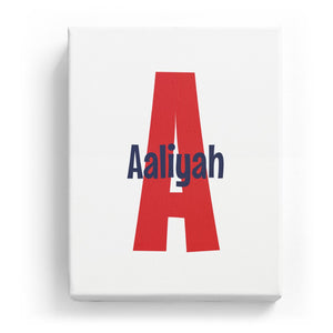 Aaliyah Overlaid on A - Cartoony