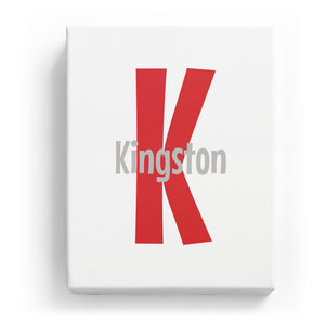 Kingston Overlaid on K - Cartoony