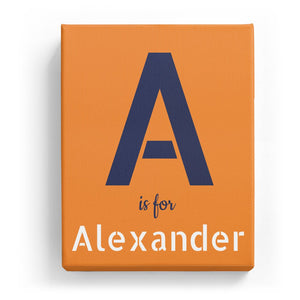 A is for Alexander - Stylistic