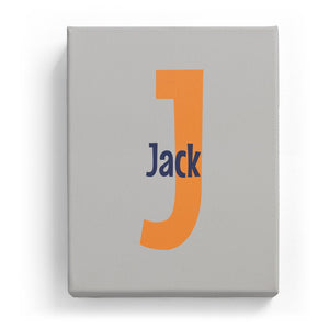 Jack Overlaid on J - Cartoony