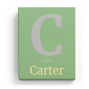 C is for Carter - Classic