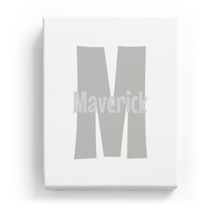 Maverick Overlaid on M - Cartoony