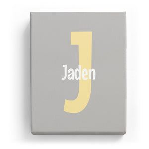 Jaden Overlaid on J - Cartoony