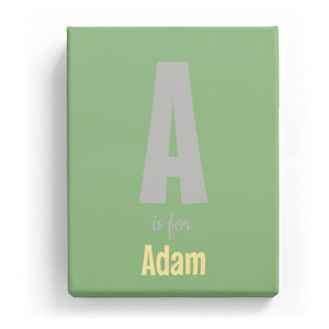 A is for Adam - Cartoony