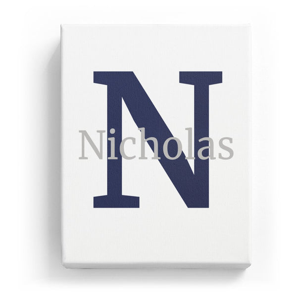 Nicholas Overlaid on N - Classic