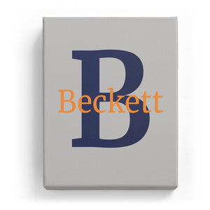 Beckett Overlaid on B - Classic