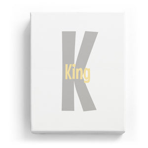 King Overlaid on K - Cartoony