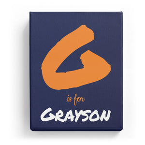 G is for Grayson - Artistic