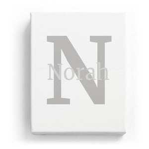 Norah Overlaid on N - Classic
