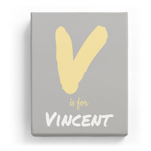 V is for Vincent - Artistic