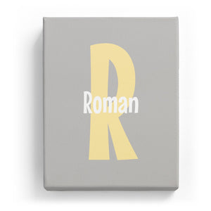 Roman Overlaid on R - Cartoony