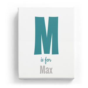 M is for Max - Cartoony
