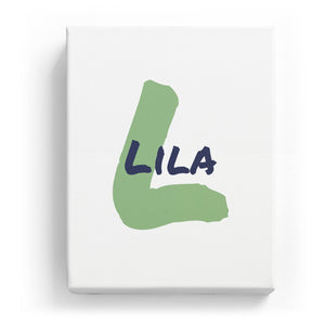 Lila Overlaid on L - Artistic