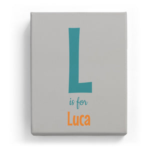 L is for Luca - Cartoony