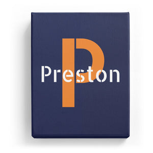 Preston Overlaid on P - Stylistic