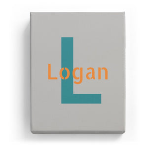 Logan Overlaid on L - Stylistic