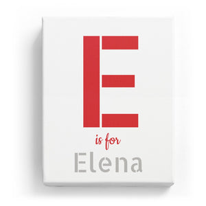 E is for Elena - Stylistic