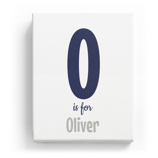 O is for Oliver - Cartoony