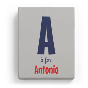 A is for Antonio - Cartoony