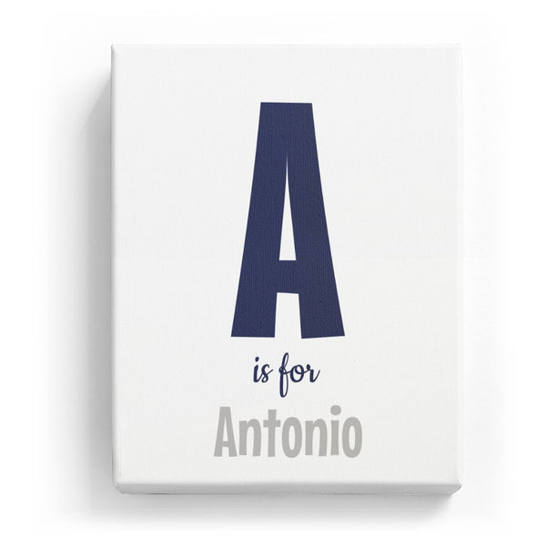 A is for Antonio - Cartoony
