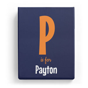 P is for Payton - Cartoony