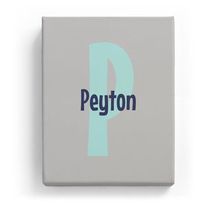 Peyton Overlaid on P - Cartoony