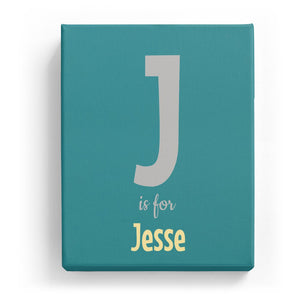 J is for Jesse - Cartoony