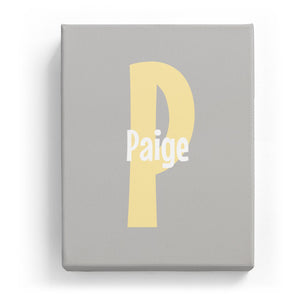 Paige Overlaid on P - Cartoony