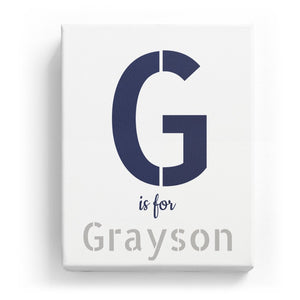 G is for Grayson - Stylistic