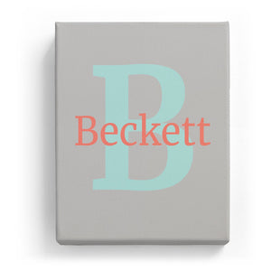 Beckett Overlaid on B - Classic