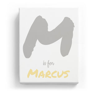 M is for Marcus - Artistic