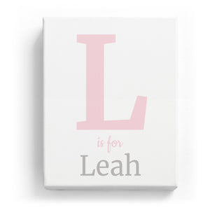 L is for Leah - Classic