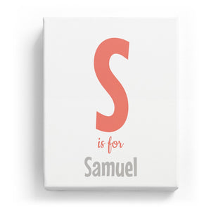S is for Samuel - Cartoony