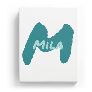 Mila Overlaid on M - Artistic