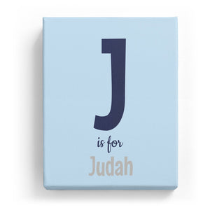 J is for Judah - Cartoony