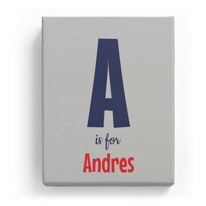 A is for Andres - Cartoony