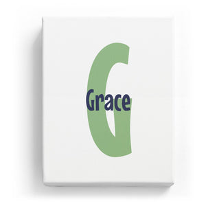 Grace Overlaid on G - Cartoony