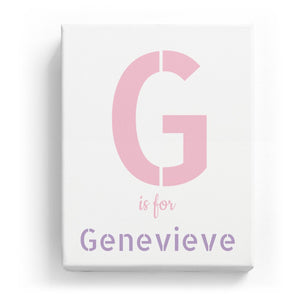 G is for Genevieve - Stylistic