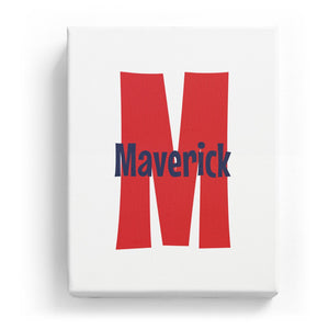 Maverick Overlaid on M - Cartoony