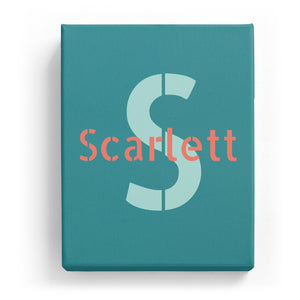 Scarlett Overlaid on S - Stylistic