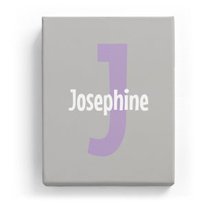 Josephine Overlaid on J - Cartoony
