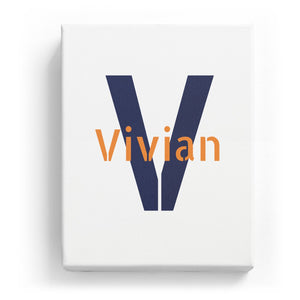 Vivian Overlaid on V - Stylistic