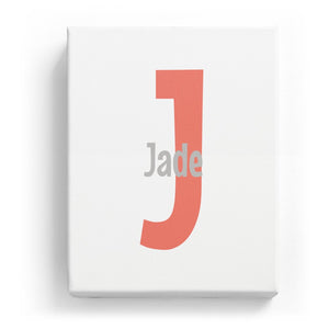 Jade Overlaid on J - Cartoony