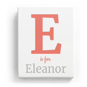 E is for Eleanor - Classic