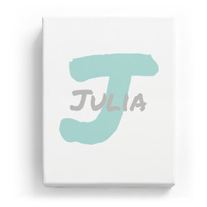 Julia Overlaid on J - Artistic