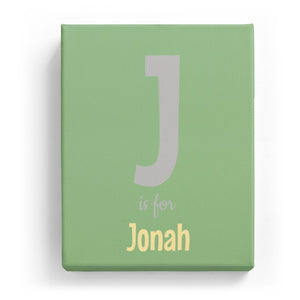 J is for Jonah - Cartoony