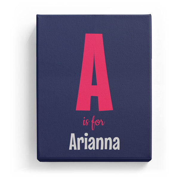 A is for Arianna - Cartoony