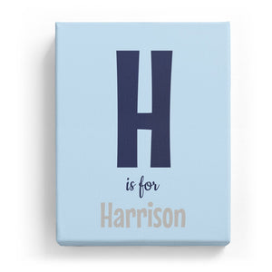 H is for Harrison - Cartoony