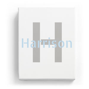 Harrison Overlaid on H - Stylistic