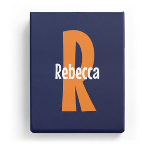Rebecca Overlaid on R - Cartoony